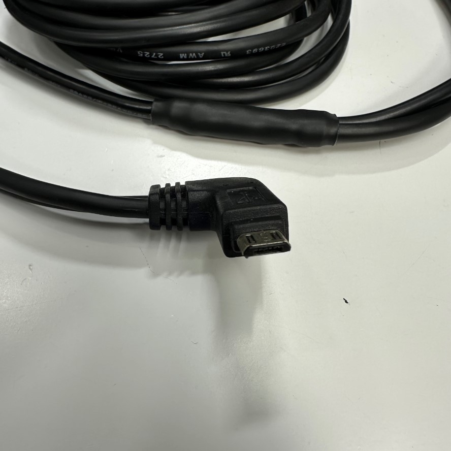 Cáp 4.8M 16ft Shielded Cable USB 2.0 Type A Male to Micro-B Male Right Angle For Data Transfer Cable Download/Upload Communication witch Computer