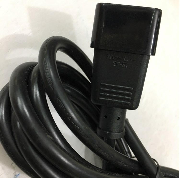 Dây Nguồn IEC C13 to C14 90 Degree Chữ L Ngóc 90 Độ Vuông Sang Góc Phải C14 to NEMA 5-15R Và NEMA 5-15P to C13 AC Power Cord 10A 250V 3x0.75mm² 18AWG Length 2.2M