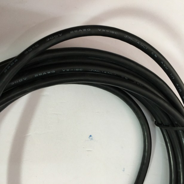 Cáp RS232C Chuẩn Công Nghiệp 15 Chân 2 Hàng Âm Âm Cổng Song Song Nối tiếp D-SUB DB15 Female to DB15 Female 2 Row 15Pin 28AWG Cable Black Length 3M