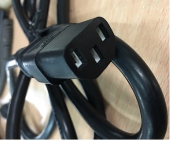 Dây Nguồn 3 Chân 2 Dẹt 1 Tròn Có Tiếp Địa TA HSING E-74893 TA-5 TA-3 AC Power Cord Japan JIS C 8303 IEC C13 14 AWG 15A 125V 3X2.08mm Dài 1.8M