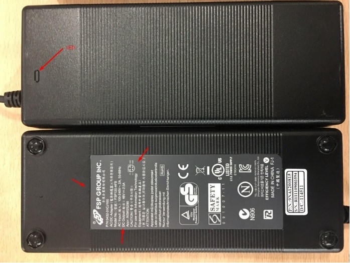 Adapter Hội Nghị Truyền Hình Polycom SoundStation IP 7000 FSP120-AFB 48V 2.5A 120W Connector Size 5.5mm x 2.5mm