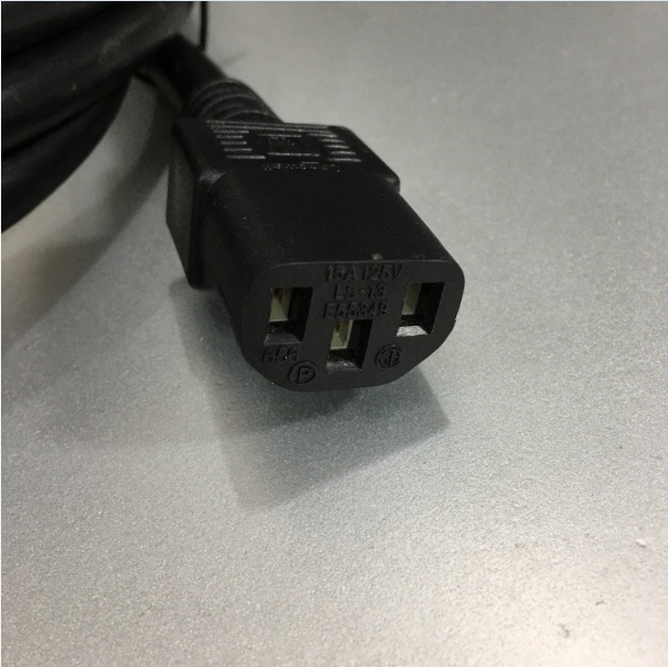 Dây Nguồn Máy Chủ LONGWELL LP-31 LS-13 UL Computer Server Cable Power Cord NEMA 5-15P to IEC 320 C13 15A 125V 14AWG 3x2.08mm² Length 3M