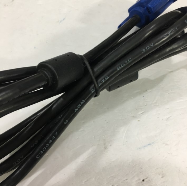 Cáp VGA Monitor Cable HD15 Female to Male VGA Black Length 1.8M
