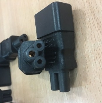 Răc Chuyển Nguồn WELLEEN WA-0004 IEC 320 C14 Male to IEC 320 C5 Female Converter 10A 250V