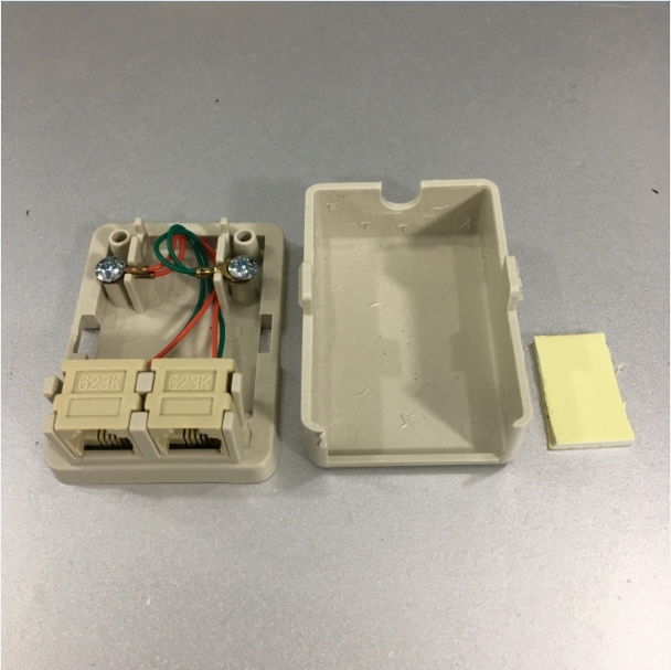 Hộp Chia Điện Thoại Bàn Nối Tiếp 1 Cổng RJ11 Ra 2 Cổng RJ11 Không Lọc Chống Nhiễu Đấu Vít Cáp TBA SP-488-2C