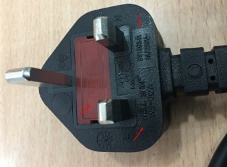 Dây Nguồn Laptop Power Cord Well Shin WS-012A WS-083 IEC 320 C5 UK 3A 2.5A 250V 3x0.75mm 804205-004 Length 1.8M
