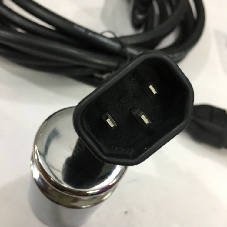 Dây Nguồn Máy Chủ LONGWELL LS-60 LS-14 AC Power Cord C13 to C14 10A 250V 3x1.5mm² 17AWG For UPS PDU APC ARES Eaton Emerson Và Server Rack Length 4M