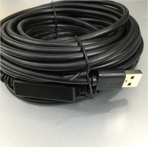 Cáp Lập Trình PLC Delta Programming Cable UC-PRG050-02A 10M Có IC Được Sử Dụng Để Chuyển Tín Hiệu Đầu Vào Giữa Bảng Giao Diện Và Bộ Điều Khiển USB 2.0 Type A Male to Type B Male Cable