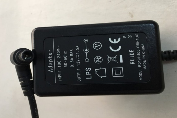 Adapter Original RUIDE RD1201500-C55-1OG 12V 1.5A Connector Size 6.5mm x 4.4mm