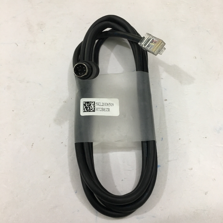 Cáp Datalogic 90G001010 CABLE-321 PS/2 For Máy Quét Mã Vạch Barcode Scanner Datalogic Mini Din 6 Pin PS/2 Male to RJ50 10 Pin Male Black Length 1.8M