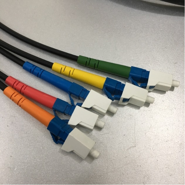 Cáp Quang Outdoor MTP/MPO Fiber Optic Patch Cord Waterproof Connector to LC 5 Core Connector JONHON PAMPT1AM02-S For 4G / 5G Length 5M