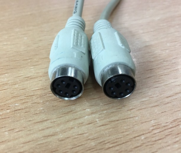 Cáp Chuyển Đổi AT 5 Pin DIN Male to 6 Pin Mini Din PS2 Female Keyboard Adapter Length 20Cm