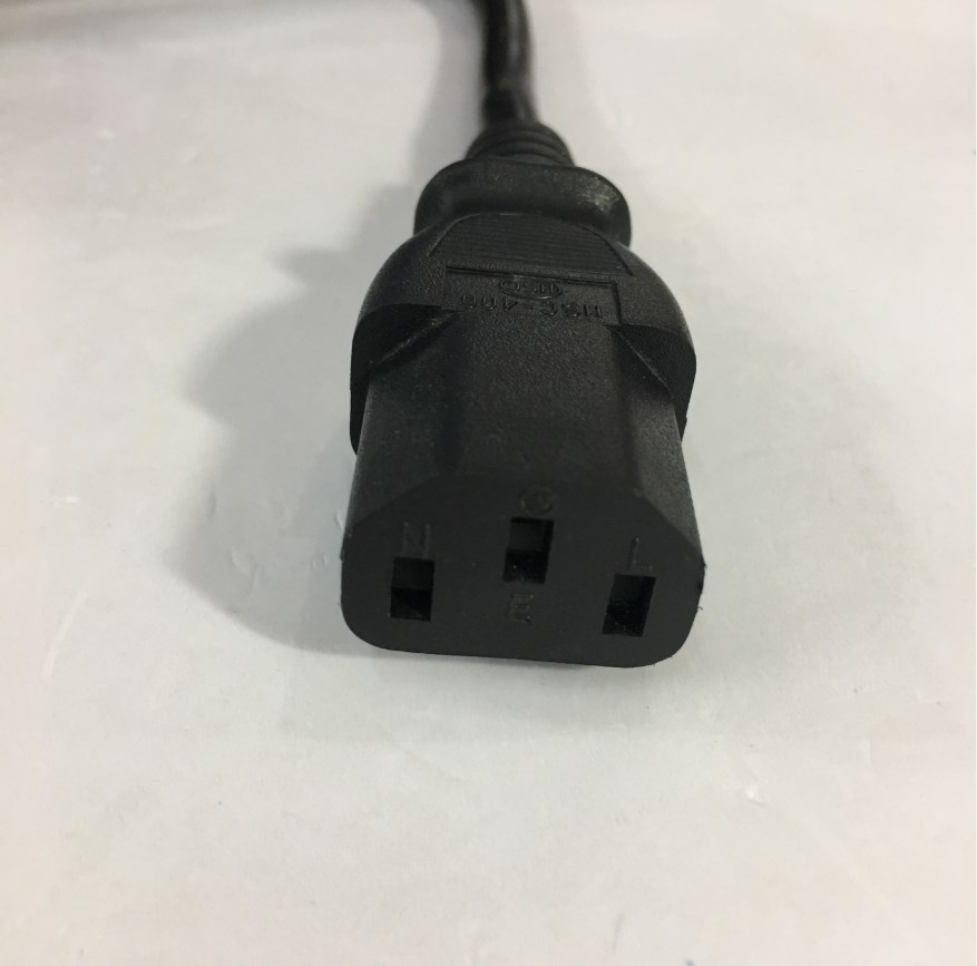 Dây Nguồn HONG SHAN CHUAN HSC-802 HSC-406 Chuẩn 2 Chân Đầu Tròn AC Power Cord Schuko CEE7 Euro Plug to C13 10A 250V 3x1.0mm Length 1.5M