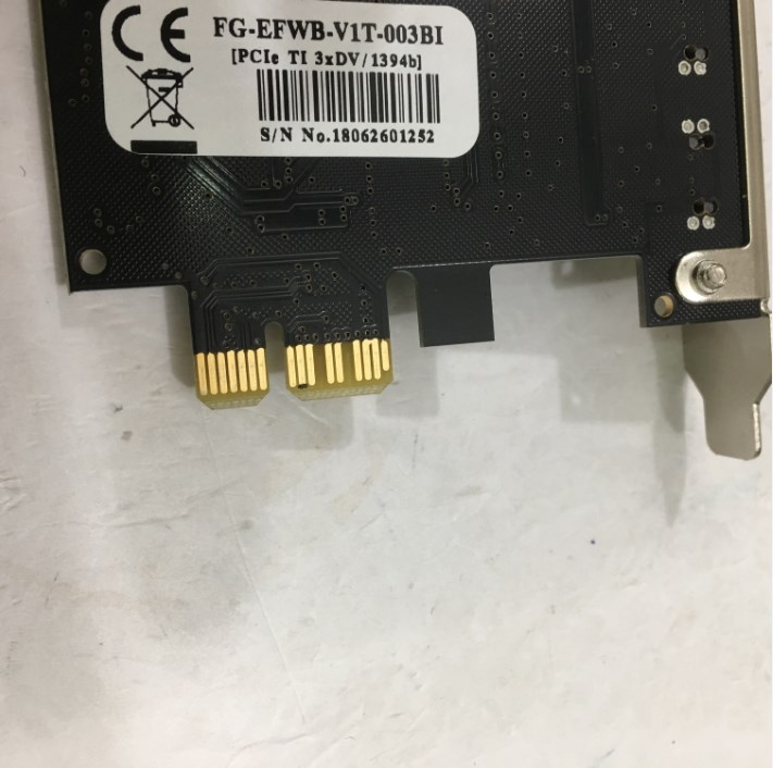 Card PCI Express Controller Card Combo 3x 1394b + 1x 1394a Firewire TI Chipset XI02213