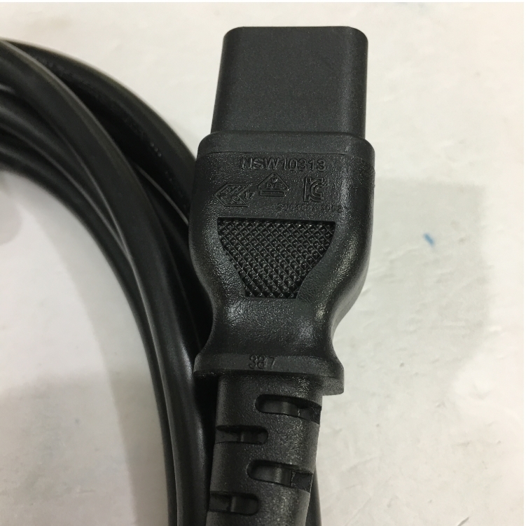 Dây Nguồn Máy Chủ LONGWELL LS-60 LS-14 AC Power Cord C13 to C14 10A 250V 3x1.0mm² 18AWG For UPS PDU APC ARES Eaton Emerson Và Server Rack Length 3M