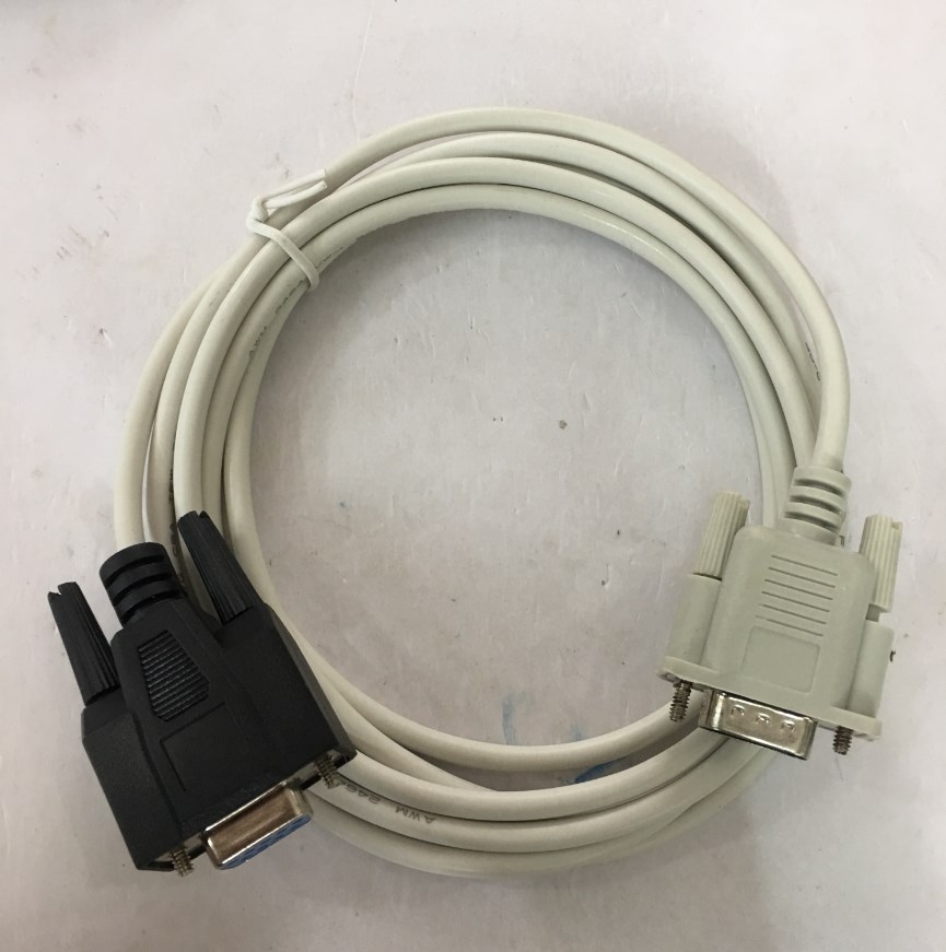 Cáp Kết Nối Cổng Com RS232 Đầu Âm Đầu Dương Chuẩn Chéo Null Modem With Full Handshaking RS232 DB9 Female to RS232 DB9 Male Grey Length 3M