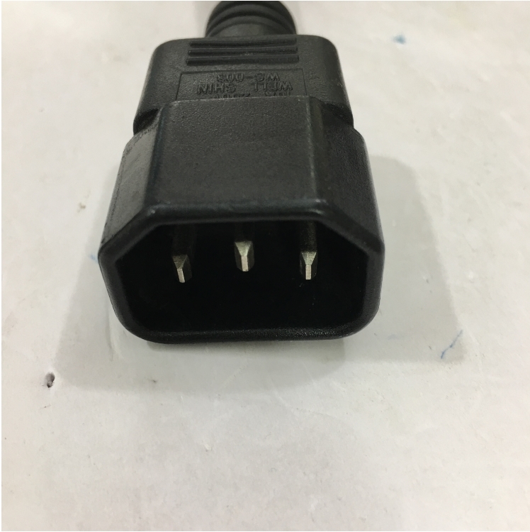 Dây Nguồn WELL SHIN WS-002 WS-003 AC Power Cord IEC60320 IEC C13 to IEC C14 10A 250V 3x0.75mm² For Computer Desktop Network Switch Router length 1.8M