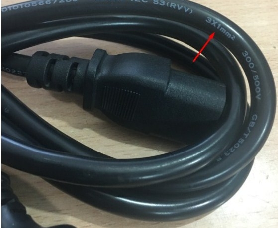 Dây Nguồn 3 Chân Dẹt Tam Giác Có Tiếp Địa Chính Hãng CISCO 37-1157-01 AC Power Cord IEC60320 IEC C13 10A 250V 3X1.0mm Australia & China Length 1.8M