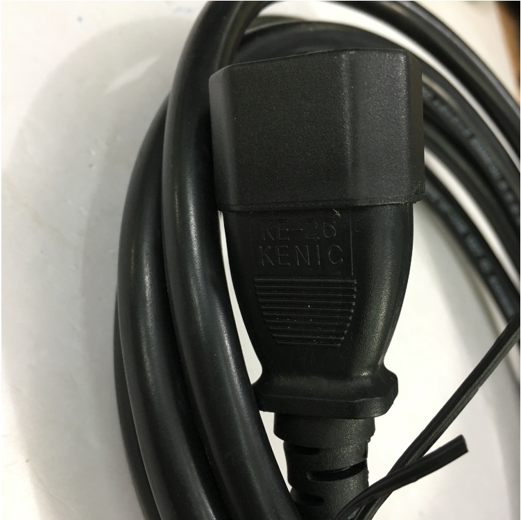 Dây Nguồn Máy Chủ KENIC KE-24 KE-26 AC Power Cord C13 to C14 10A 250V 3x1.5mm² 17AWG For UPS PDU APC ARES Eaton Emerson Và Server Rack Length 2.7M