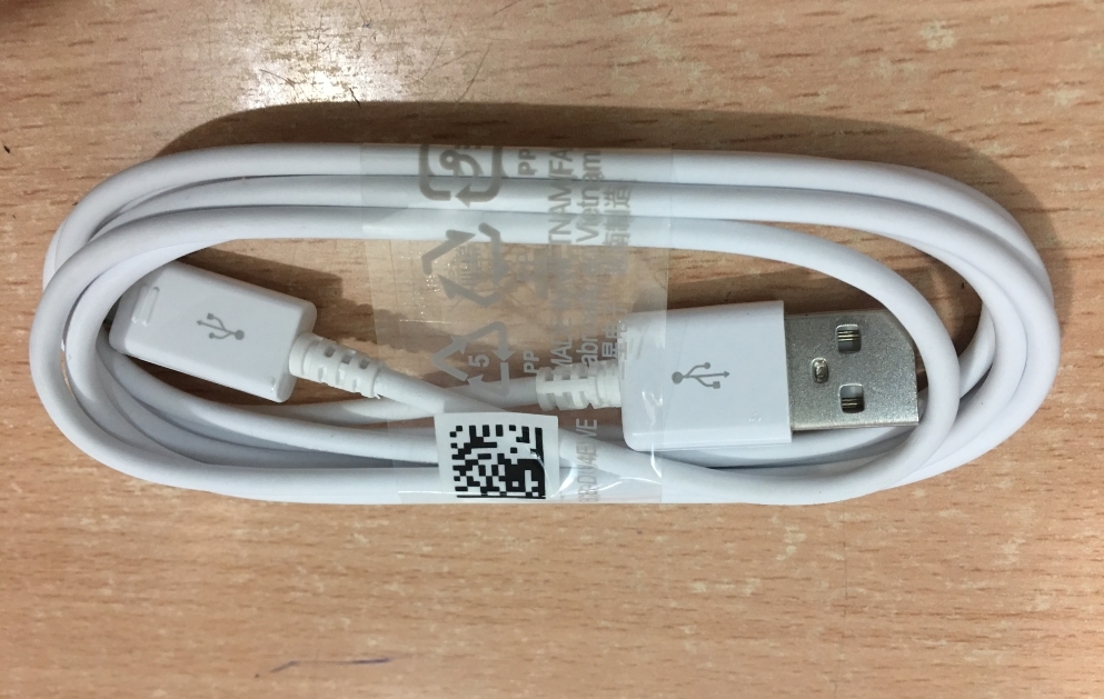 Cáp Samsung Micro USB to USB Data Link Cable White Việt Nam RSTG8 For Điện Thoại Samsung, HTC, LG Length 1.4M