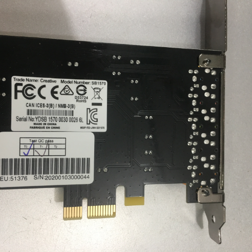 Card Âm Thanh Cho Máy Chủ DELL HP Lenovo Server Sun Sound Card Creative Blaster Audigy FX PCI E 5.1 Sound Server For Install Ubuntu Server 16.04 Windows Server 2019