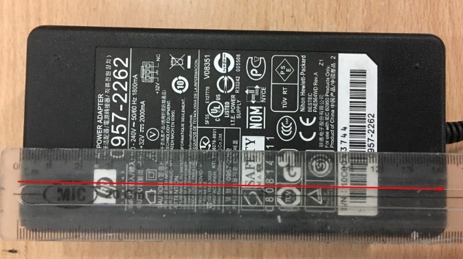 Adapter Original HP 0957-2262 32V 2A For HP Printer C8187-60034 OfficeJet Pro 8000 8500 HP ScanJet Pro 3000 S3 Connector Size 3PIN