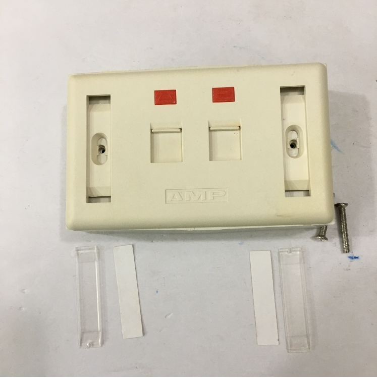 Đế Lắp Nổi Chữ Nhật WallPlate Network RJ45 Back Plate Wall Mount box 115x70x32mm