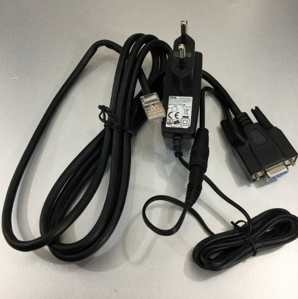 Bộ Cáp Và Sạc Máy Quét Mã Vạch Honeywell 59-59000-3 RS232 Cable DB9 Female 1.8M Coiled 5V External Power For Honeywell Orbit MS7100 MS7120 MS7160