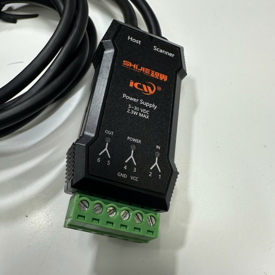 Cáp 1.1M 3.7ft ICWN-RS232IOP-2MB Cable M12 12 Pin A-Code Male + DB9 Female with ICW Module Terminal For CW ICW70SR Barcode Reader RS232 I/O Communication