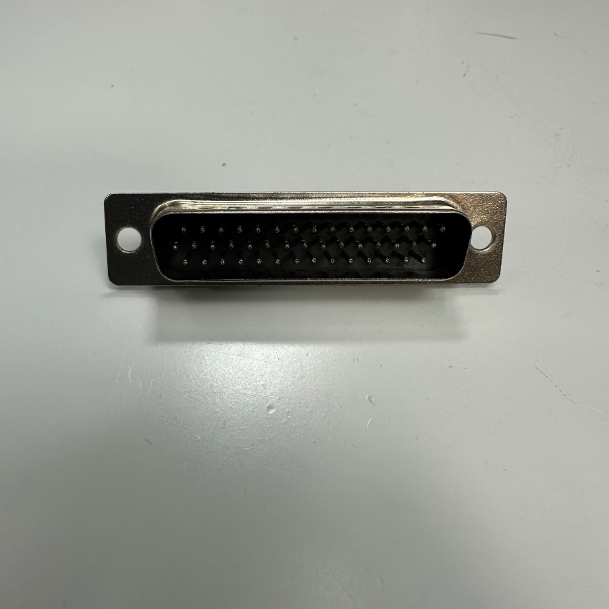 Đầu Jack DB44 44 Pin Male 3 Rows D-Sub Connector Plastic Hood Cover Backshell Solder Type Nickel 44 Way For Industrial Servo Motor, Interface I/O Control, Data Signal and Power Cable