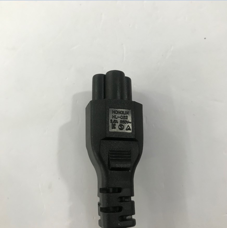 Dây Nguồn HONGLIN HL-044 HL-052 UK Chuẩn 3 Chấu Có Cầu Chì AC Power Cord BS1363 to C5 2.5A 250V 3X0.75mm Length 1.5M
