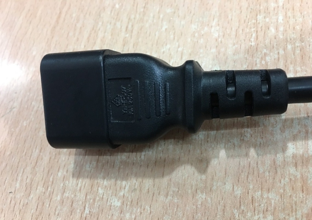 Dây Nguồn AC Power Cords YONG HAO YH-E-007 YH-E-006 IEC60320 IEC C13 to IEC C14 10A 250V 3X0.75mm Length 1.8M