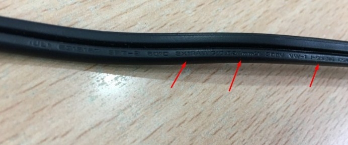 Cáp Nguồn Notebook 2-prong Power Cord IEC320 C7 I-Sheng IS-033 - E55943 2 x 18 AWG 0.824mm 7A 125V Length 1.5M
