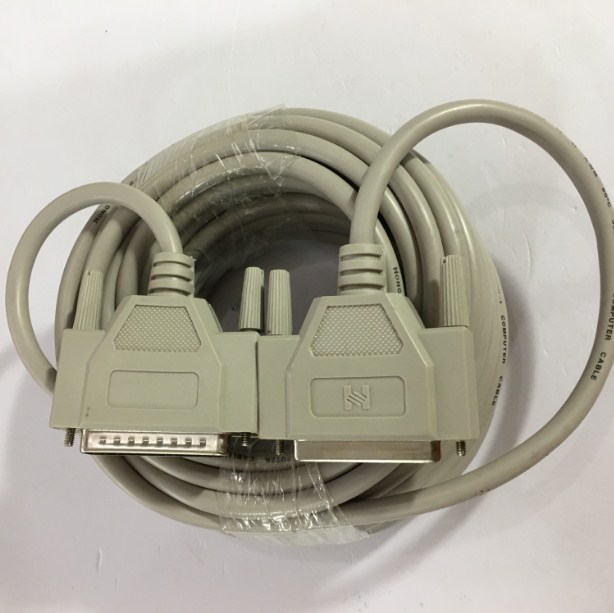 Cáp Kết Nối Cổng DB25 Serial 25Pin LPT Parallel 1284 Âm Dương Chuẩn Song Song Nối Tiếp DB25 Female to DB25 Male Cable Grey Length 10M