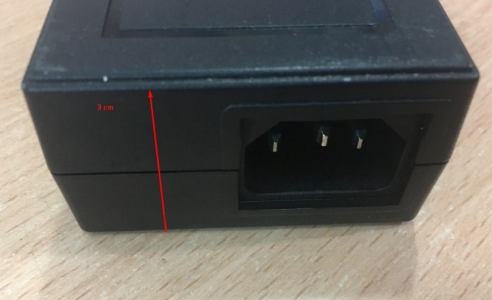 Adapter 24V 2.5A 60W Original DAJING DJ-240250-SA Connector Size 3Pin 10mm Mini din