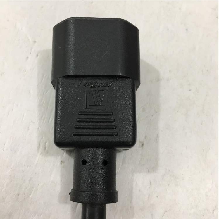 Dây Nguồn Longwell LS-60 LS-14 AC Power Cord IEC60320 IEC C13 to IEC C14 10A 250V 3x0.75mm² For Computer Desktop Network Switch Router length 1.3M
