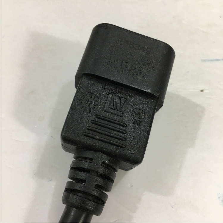 Dây Nguồn Máy Chủ IBM 39M5377 LONGWELL LS-60 LS-14 AC Power Cord C13 to C14 10A 250V 3x1.04mm² 17AWG For UPS PDU APC ARES Eaton Emerson Và Server Rack Length 2.7M