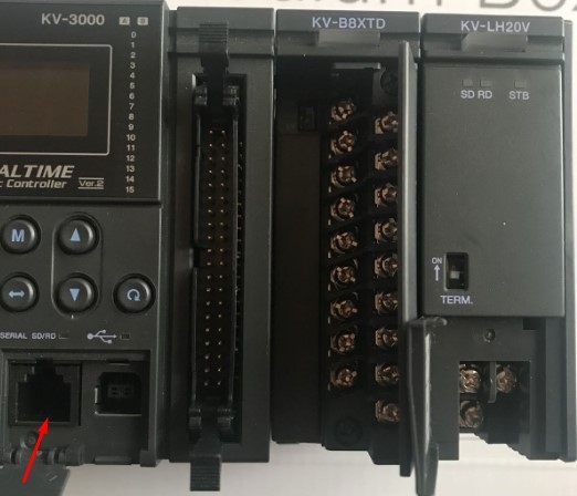 Cáp Lập Trình Programming PLC Keyence KV Series Với Delta HMI DOP-B07 Series 10 FT Cable RS232 RJ11 6P6C 6 Pin to DB9 Male Length 3M