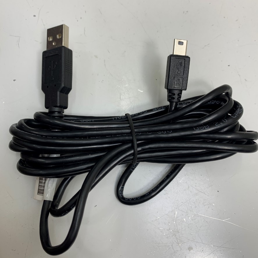 Cáp 3M 10ft OEM Thay Thế 2-5150-12 Cable Shielded USB 2.0 Type A to Mini USB 5 Pin 480Mbps Data Transfer For CEM DT-9880 Handheld Particle Counter witch Computer