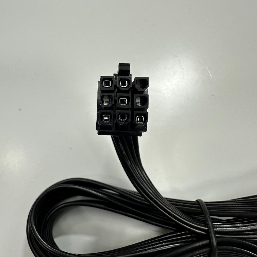 Dây Nguồn 75Cm 2.5ft Super Flower Patented CPU 9 Pin Male to CPU 8 Pin 4+4 Pin Power Cable 16AWG For Leadex V & VI Platinum