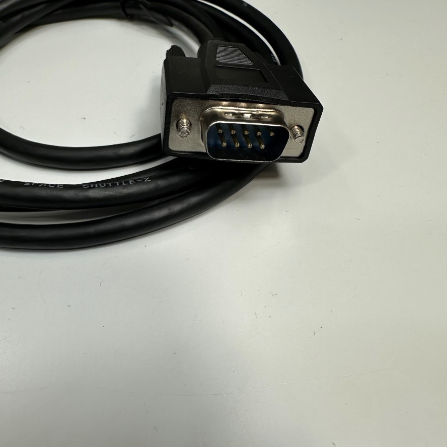 Cáp 1.8M 6ft RS232 Communication Shielded Cable Mini Din 8 Pin Male to DB9 Male For Máy Đọc Quang Phổ Vi Phiến Hấp Thụ Không Cần Bộ Lọc Molecular Devices SpectraMax Plus 384 Microplate Reader witch Computer