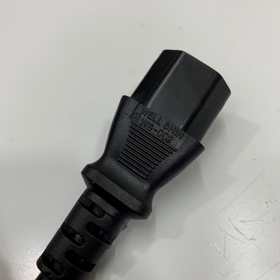 Dây Nguồn Máy Chủ WELL SHIN WS-002 WS-003 UPS PDU Server Rack AC Power Cord IEC60320 IEC C13 to IEC C14 10A 250V 3x1.0mm² Length 2M