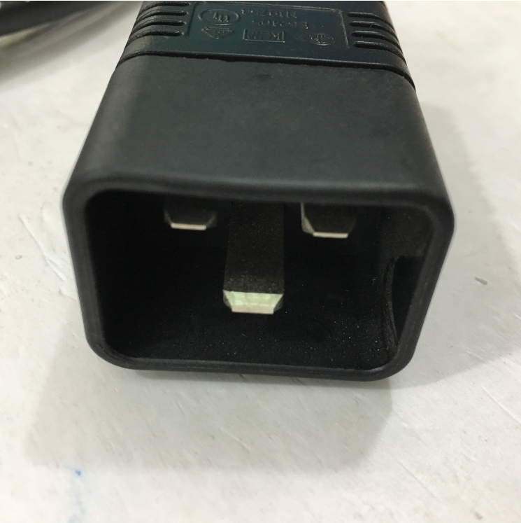 Dây Nguồn Máy Chủ VOLEX VSC19 VAC20S AC Power Cord IEC320 C19 To IEC320 C20 16A 250V 14AWG 3x2.08mm For Server IBM HP DELL LENOVO Và APC Smart-UPS SRT 8000VA RM 230V Length 1.8M