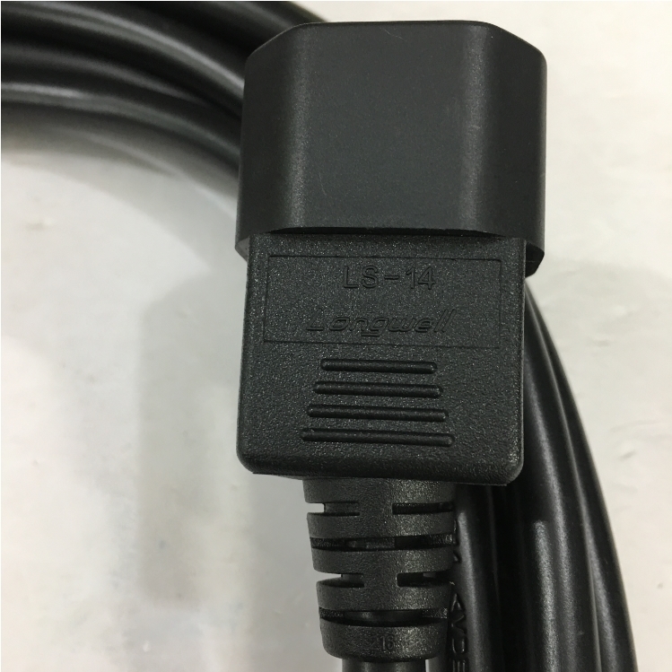 Dây Nguồn Máy Chủ LONGWELL LS-60 LS-14 AC Power Cord C13 to C14 10A 250V 3x1.0mm² 18AWG For UPS PDU APC ARES Eaton Emerson Và Server Rack Length 3M