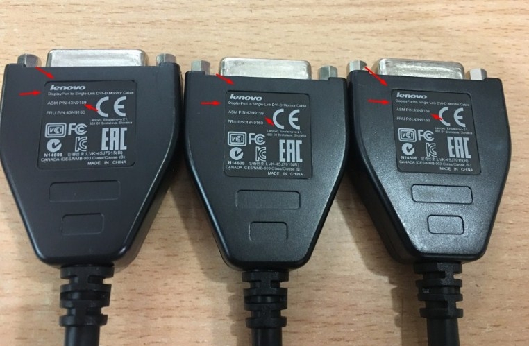 Cáp Display Port to DVI Chính Hãng Lenovo 43N9159 Displayport To Single-link Dvi-d Adapters Converter Length 20Cm