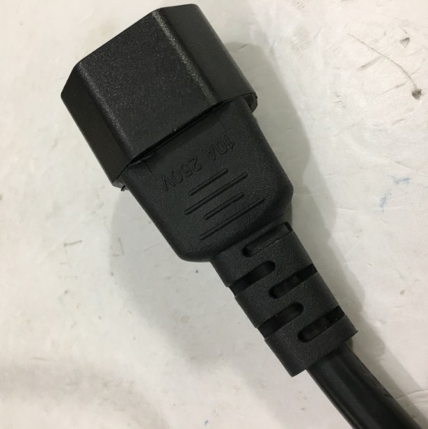 Dây Nguồn AC Power Cord C13 to C14 10A 250V 3x1.0mm² 18AWG For UPS PDU APC ARES Eaton Emerson Và Server Rack Length 1.5M