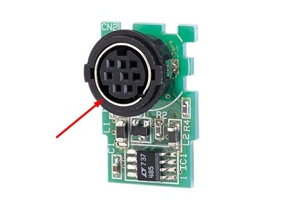 Cáp Điều Khiển PLC Programming IDEC FC4A-KC1CA Interface Cable For FC4A/FC5A PLCs And HG1F Touchscreens 8 Pin Mini Din Male to DB9P Male Gray Length 3M