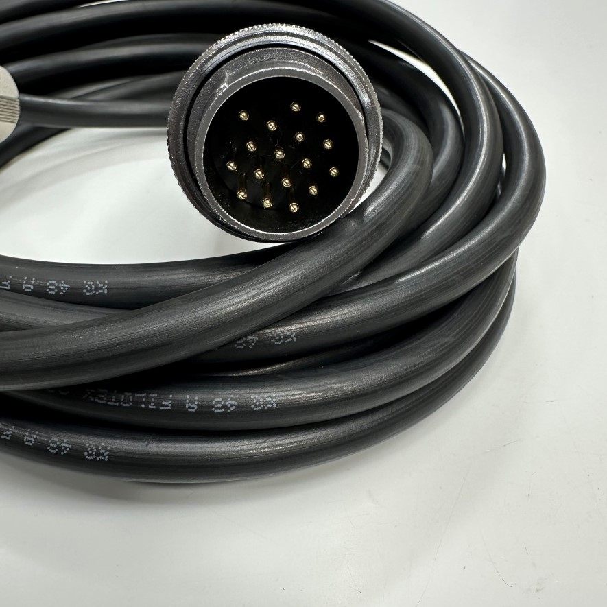 Cáp 3M 10ft Yaskawa Servo Encoder Cable Connector WEIPU WS28 17 Pin Male to SM10-SP10S-M 10 Pin Female For Yaskawa Servo Drives And Motor Encoder Cable