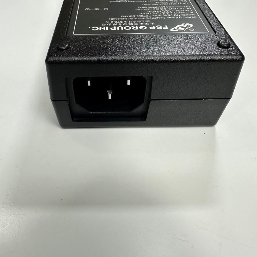 Adapter 12V 5A 60W FSP Group Connector Tip Size 5.5mm x 2.5mm with Lock For Máy Quang Phổ Thermo Scientific NanoDrop One UV/VIS Spectrophotometer