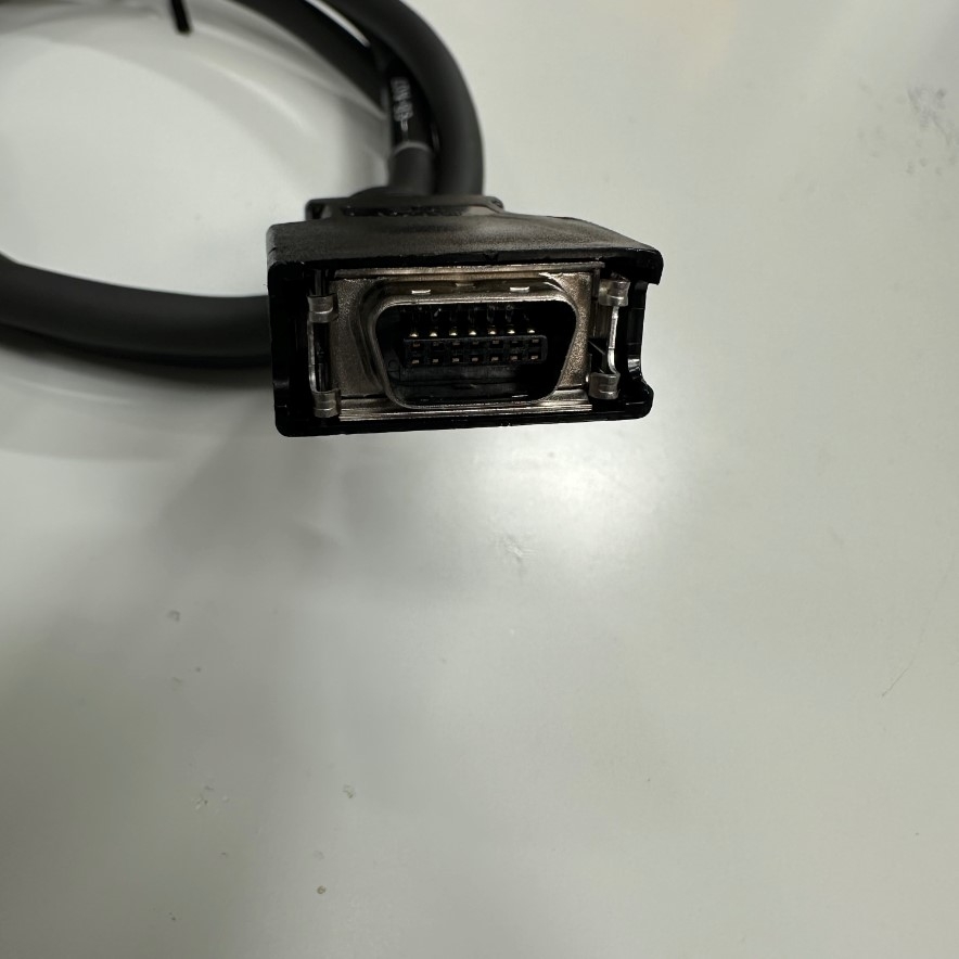 Cáp 0.7M Keyence CM-A07 Laser Sensor Data Line CBA07 Cable Connector Hirose 16 Pin Female to MDR 14 Pin Male For Keyence LK-G3000 Series, LK-G5000 Series
